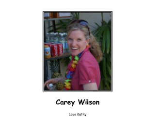Carey Wilson book cover