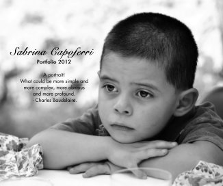 Sabrina Capoferri Portfolio 2012 book cover
