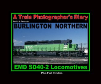 BN SD40-2 Locomotives book cover