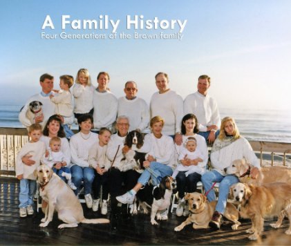 Brown Family History book cover