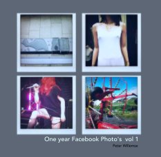 One year Facebook Photo's  vol 1 book cover