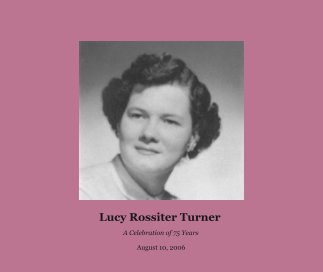 Lucy Rossiter Turner book cover