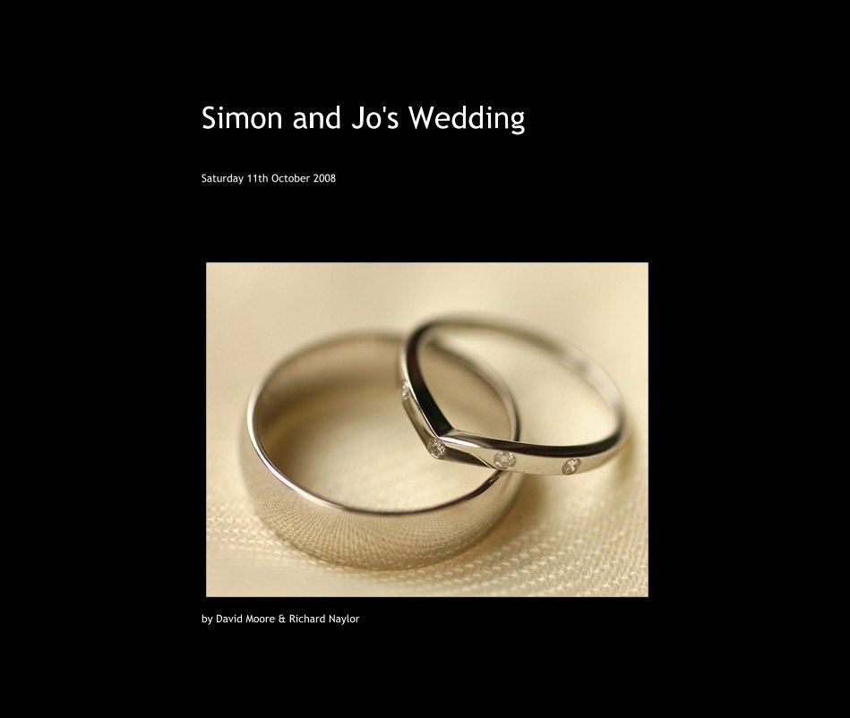 Ver Simon and Jo's Wedding por David Moore & Richard Naylor
