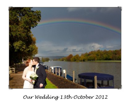 wedding photography at Phyllis Court Club, Henley, book cover