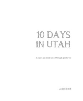 10 DAYS IN UTAH book cover