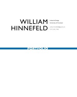 William Hinnefeld Portfolio book cover