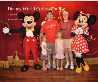 Disney World Cotton Family 2012 book cover