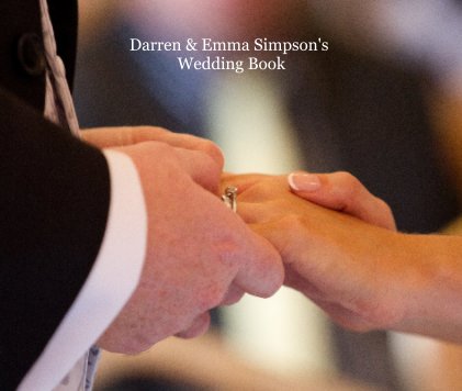Darren & Emma Simpson's Wedding Book book cover