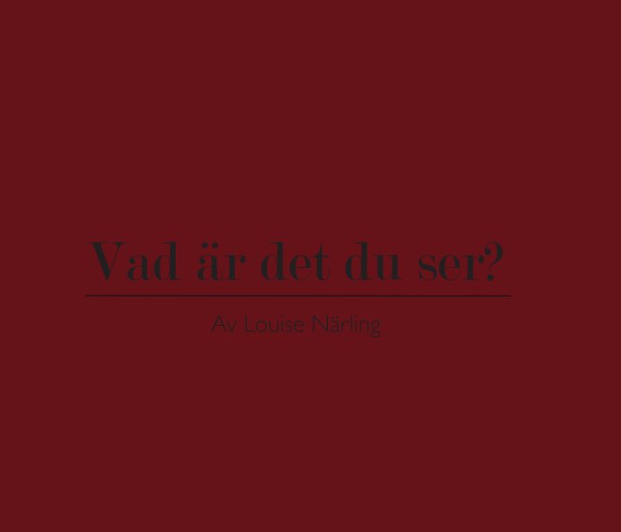 View projektarbete louise narling by louise narling