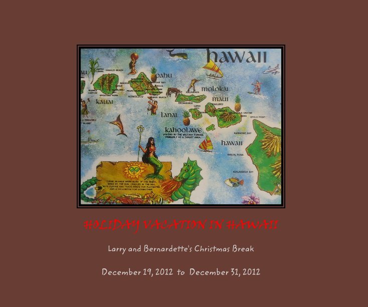 View HOLIDAY VACATION IN HAWAII by December 19, 2012 to December 31, 2012