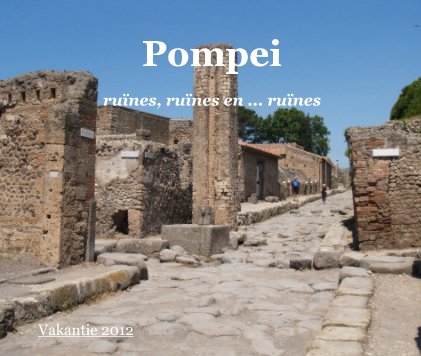 Pompei ruïnes, ruïnes en ... ruïnes Vakantie 2012 book cover
