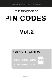 THE BIG BOOK OF PIN CODES Vol.2 book cover