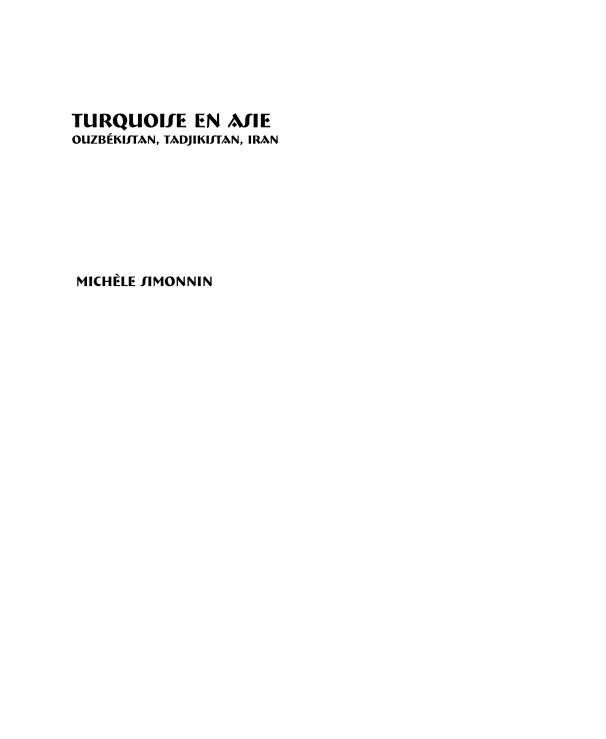 Ver Turquoise en Asise por Michèle SIMONNIN