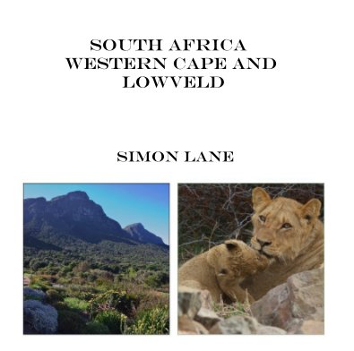 South Africa Western Cape and Lowveld book cover