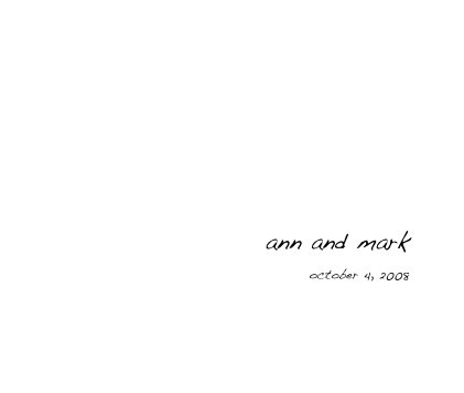 ann and mark book cover