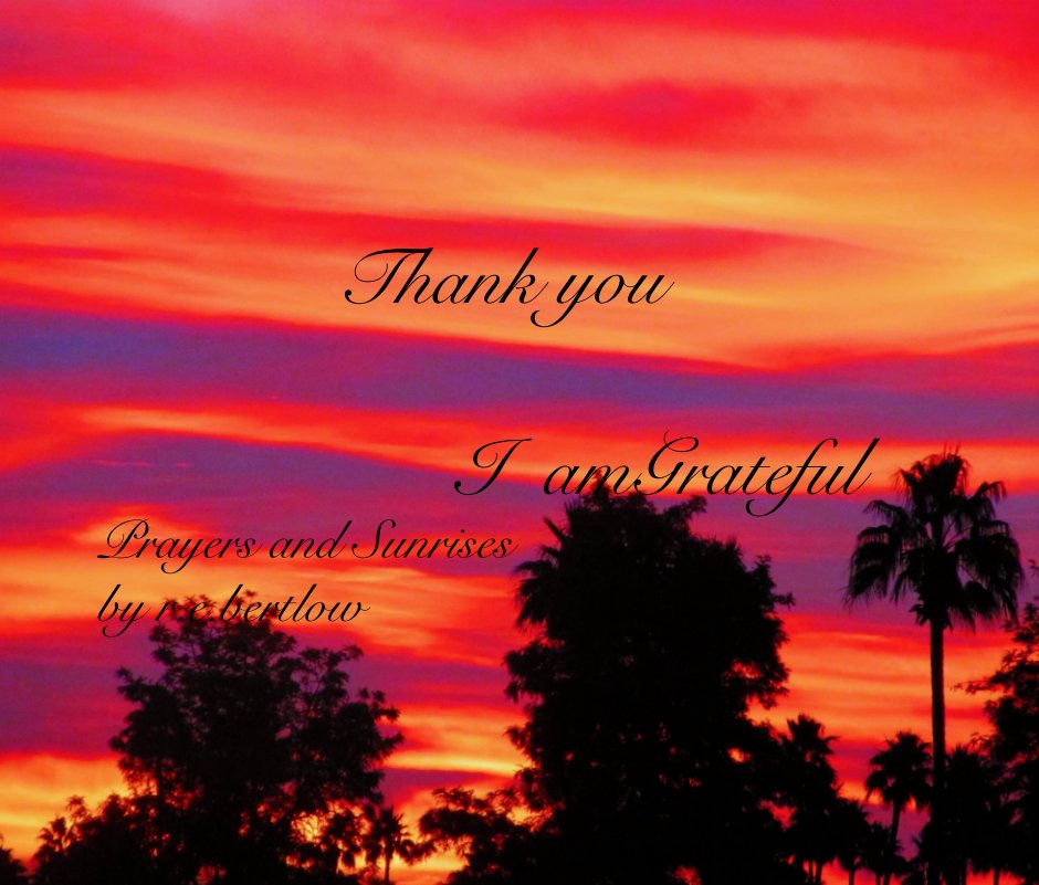 View Thank you I  am Grateful  by by r e bertlow