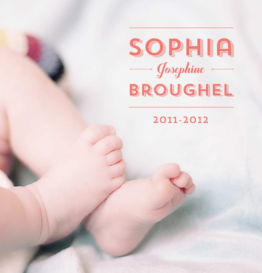 Ver 2013 Sophia's 1st Year Album por Raquel Bianca Creative