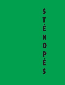 sténopés book cover