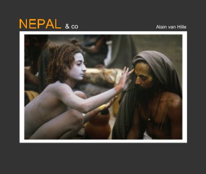 NEPAL & co Alain van Hille. Large format book cover