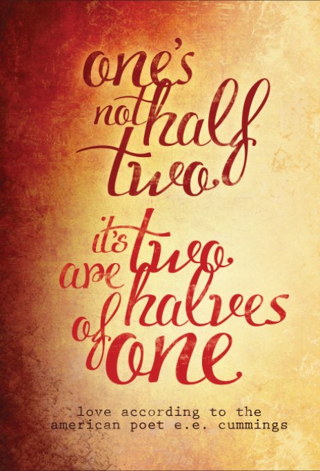 Ver One's not half two. It's two are halves of one. por Tiffani Hollis