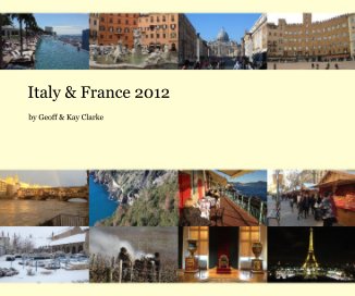 Italy & France 2012 book cover
