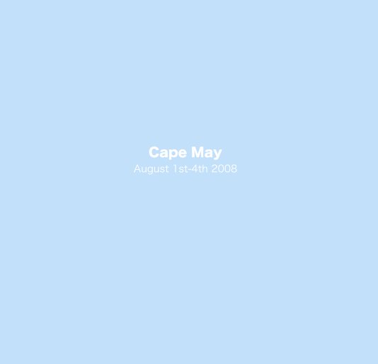 Ver Cape May por A. Greg Raymond