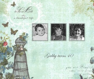 Gabby turns 40 book cover