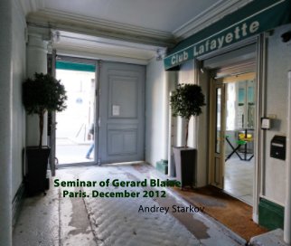 Seminar of Gerard Blaize book cover