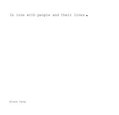 In love with people and their lives. book cover