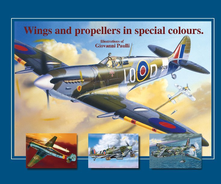 View Wings and propeller in special colours. by Giovanni Paulli