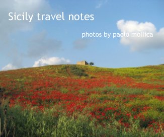 Sicily travel notes book cover