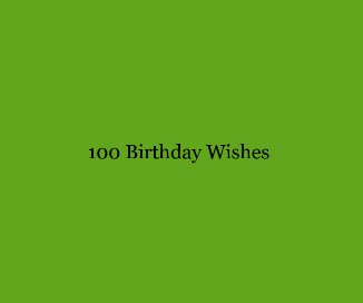 100 Birthday Wishes book cover