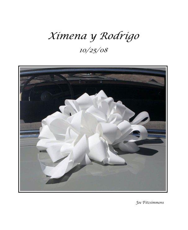 View Ximena y Rodrigo by Joe Fitzsimmons