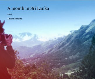 A month in Sri Lanka book cover