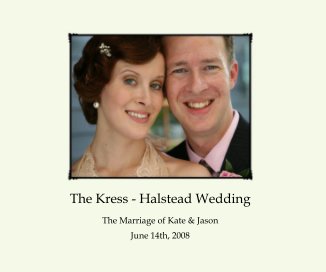The Kress - Halstead Wedding book cover