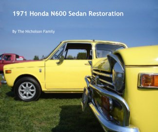 1971 Honda N600 Sedan Restoration book cover