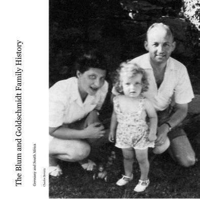The Blum and Goldschmidt Family History book cover