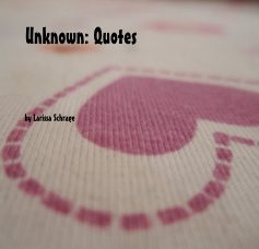 Unknown: Quotes book cover