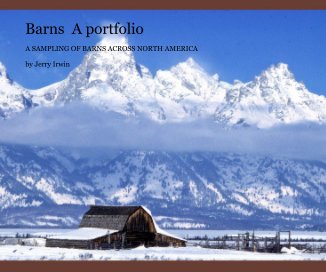 Barns A portfolio book cover