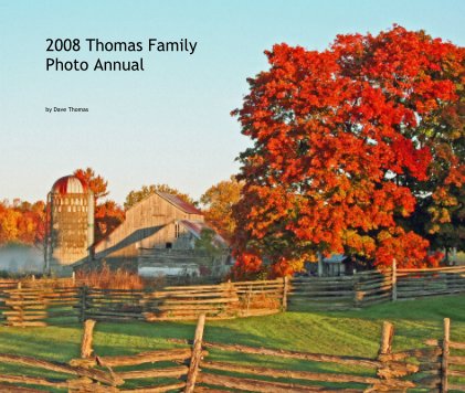 2008 Thomas Family Photo Annual book cover