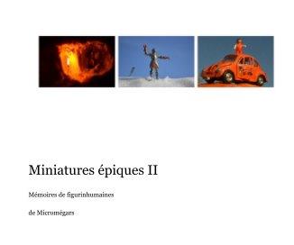 Miniatures épiques II book cover