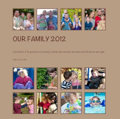 OUR FAMILY 2012 book cover