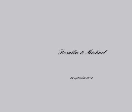 Rosalba & Michael book cover