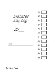 Diabetes Day Log book cover