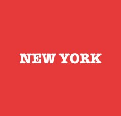 NEW YORK - couverture rigide book cover