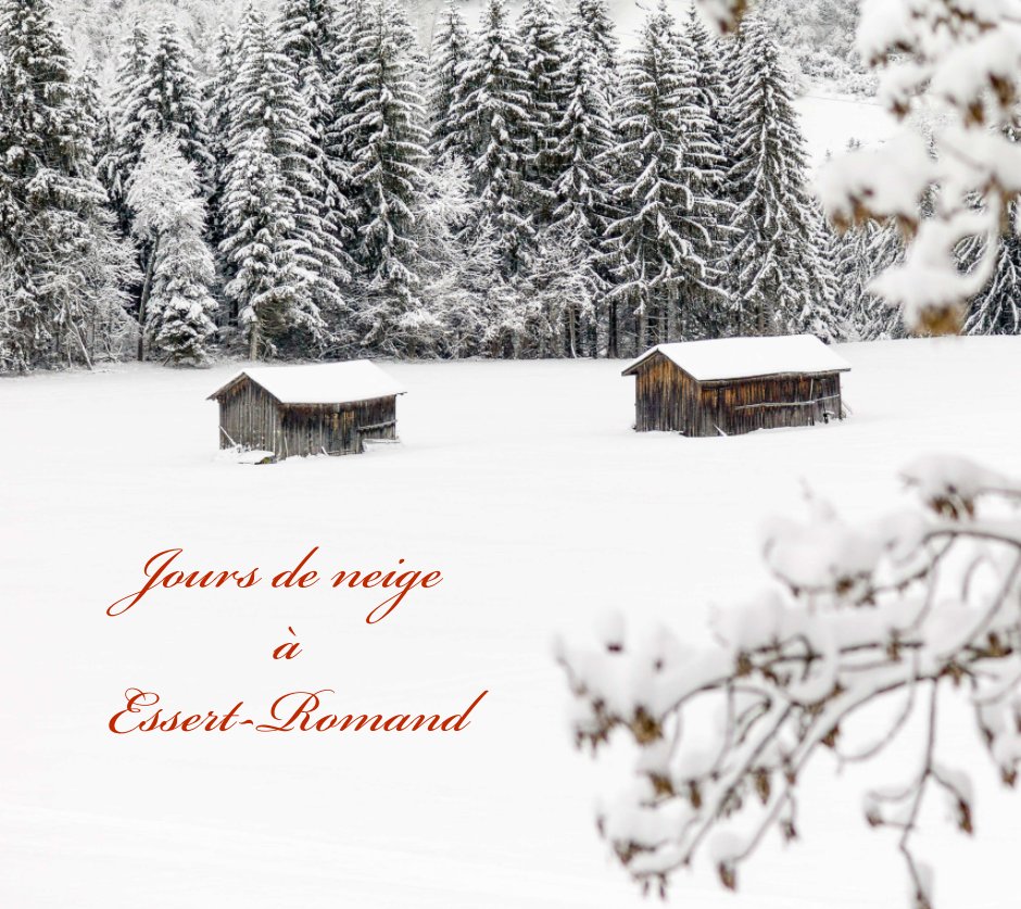 Essert-Romand sous la neige by Denis FAURE | Blurb Books