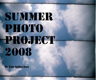 Summer Photo Project 2008 book cover
