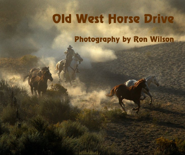 View Old West Horse Drive by Ron Wilson