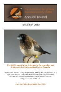 ABBS Annual Journal 2012 book cover