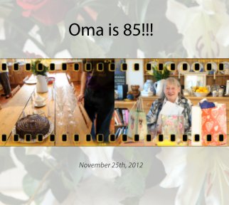 Oma is 85 book cover